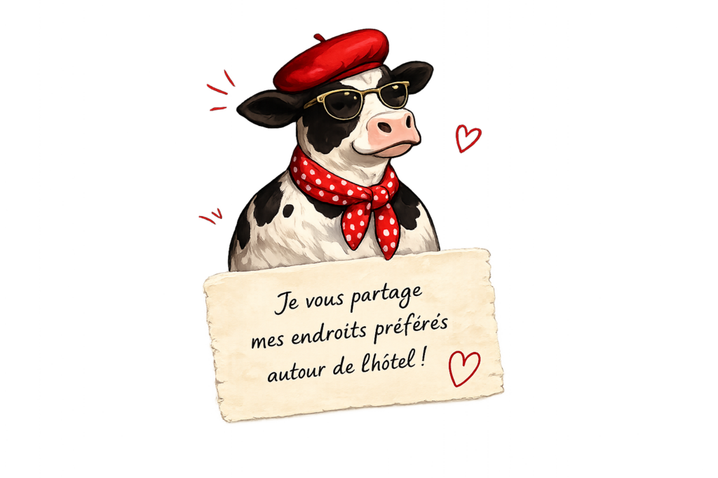 Barnerette, la mascotte de l'Hôtel Café de Paris à Barneville-Carteret, partage ses bons plans et idées de visites dans le Cotentin.
