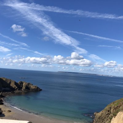 Sercq promenade plage cotentin